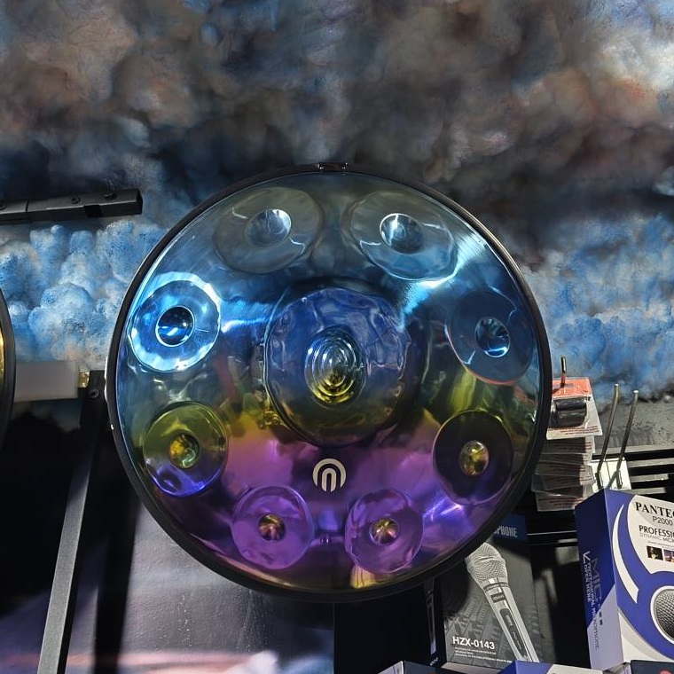 656dca89-dfeb-42da-a8af-905fd0f25de6 هنگ درام آرشا تیتانیوم B (طرح 3) ARSHA handpan titanium B NU:3 - تصویر 1