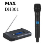 میکروفن بیسیم تک کانال مکس مدل PROFESSIONAL Wireless Microphone MAX DH-301 - Image 3