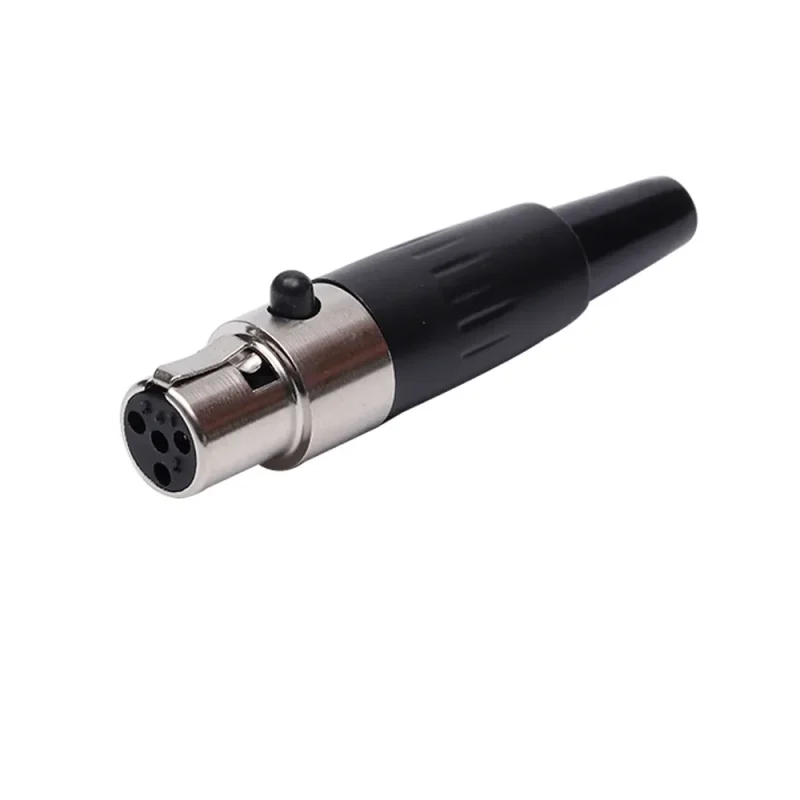 فیش و کانکتور 4 پین مینی XLR مادگی Connector Female Mini XLR 4Pin