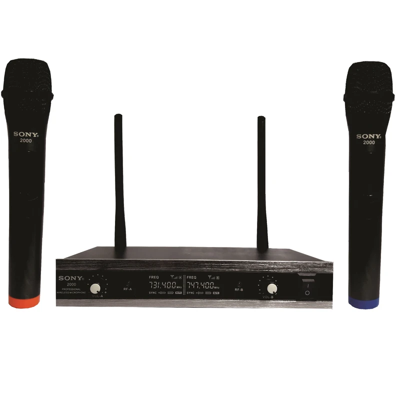 میکروفن بیسیم دوکانال سونی SONY Wireless Microphone 2000