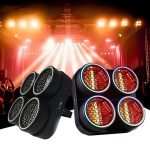 ژوپیتر چهار کاسه زنبوری رینگ لایت دار 4Eyes COB LED matrix Retro LIGHT