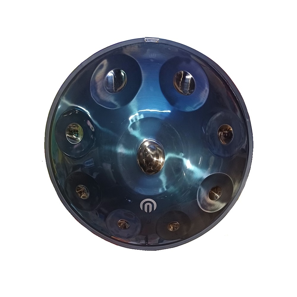 هنگ درام فول پولیش آرشا فولاد نیتراید (آبی نفتی) پلاس ++FULL POLISH Hang Drum Arsha BLUE Nitride A