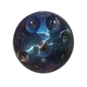 هنگ درام فول پولیش آرشا فولاد نیتراید (آبی نفتی) پلاس ++FULL POLISH Hang Drum Arsha BLUE Nitride A