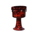 ست کامل تمپو و ضرب بوشهری پژواک مدل هیدرو همراه با کاور و پایه DARBUKA & TOMBAK red pejvak