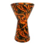 ست کامل تمپو و ضرب بوشهری پژواک مدل هیدرو آتشی بهمراه کاور و پایه DARBUKA & TOMBAK fire pejvak