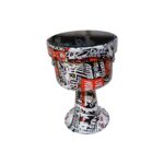 تنبک (ضرب) بوشهری هیدرو پژواک فلزی طرح دار tonbak pejvak white - Image 3
