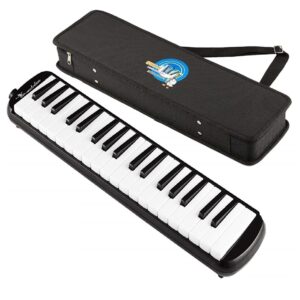 ملودیکا 37 کلید سوان مشکی SWAN Melodica Instruments 37 Keys BLACK