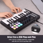میدی کنترلر مینی مدل پاندا mkII پورتابل WORLDE Panda MINI II Portable 25-Key