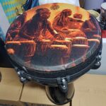 جیمبی سایز 14 پژواک (مشکی،آبی) djembe PEJVAK BLACK&BLUE 14 inch