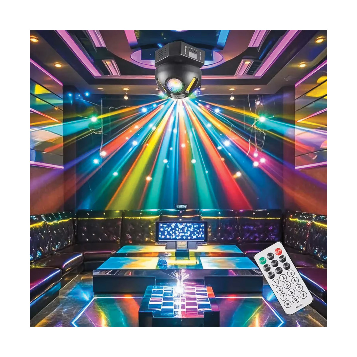 رقص نور چندکاره جادویی Beam Magic Ball Stage