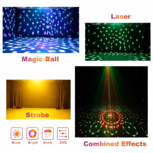 رقص نور چندکاره جادویی Beam Magic Ball Stage