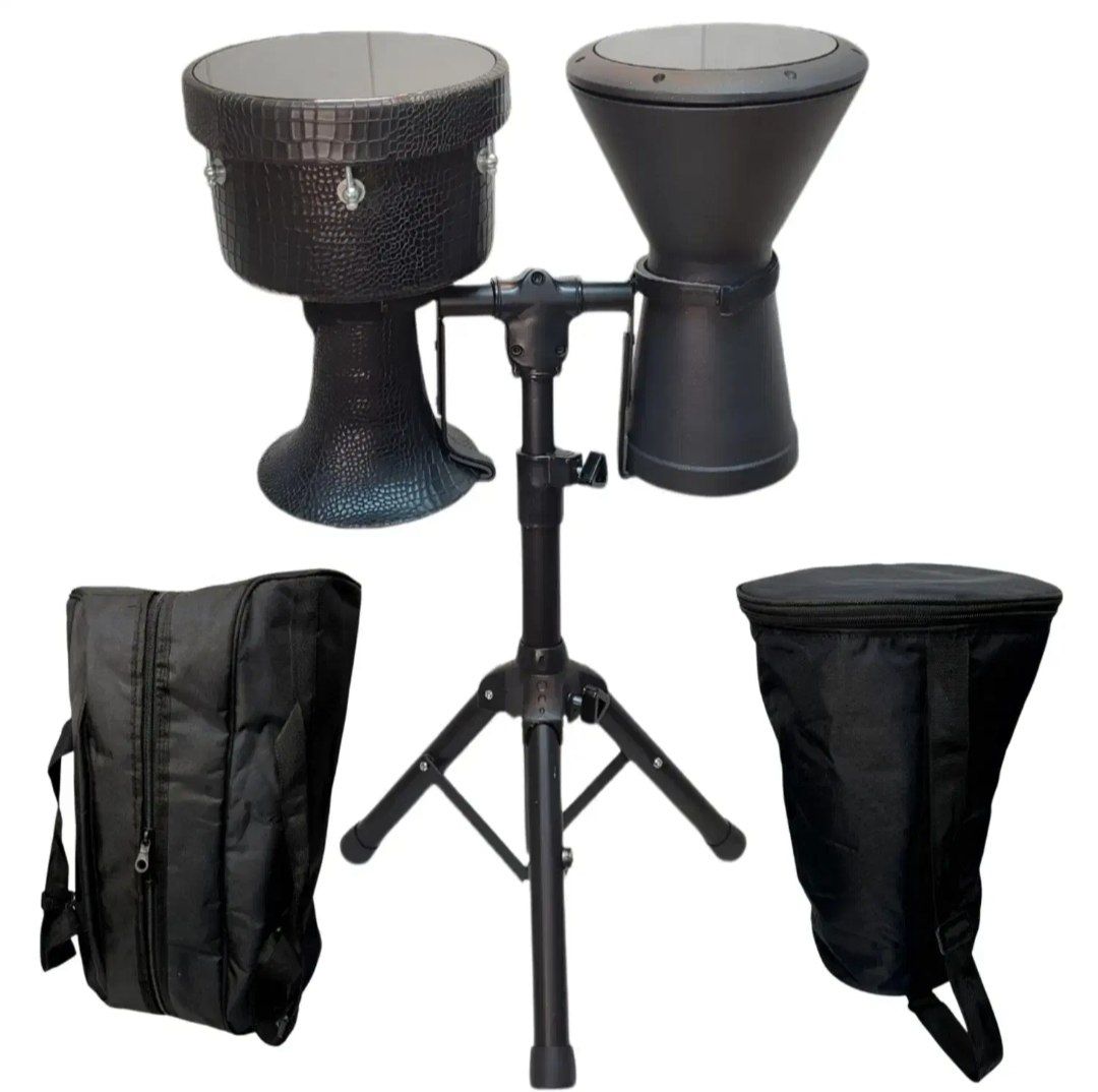 IMG_20260711_135157_839 ست کامل تمپو باس ، ضرب بوشهری و پایه دوقلو پژواک STAND,DARBUKA,TOMBAK PEJVAK - Image 1