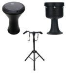 ست کامل تمپو باس ، ضرب بوشهری و پایه دوقلو پژواک STAND,DARBUKA,TOMBAK PEJVAK