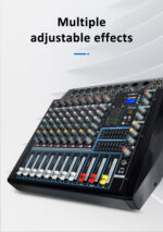 پاورمیکسر 99 افکت 6 کانال فلشخور مدل PROFESSIONAL AUDIO POWERMIXER PMX-6-USB - Image 3
