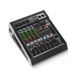 پاورمیکسر 99 افکت 4 کانال فلشخور مدل PROFESSIONAL AUDIO POWERMIXER MC-4X