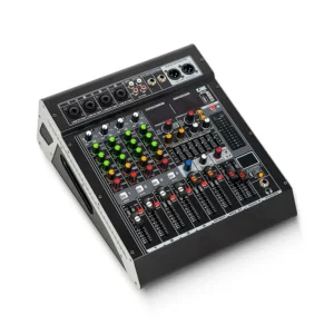 پاورمیکسر 99 افکت 4 کانال فلشخور مدل PROFESSIONAL AUDIO POWERMIXER MC-4X