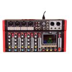 میکسر 6 کانال دارای 256 افکت مدل PROFESSIONAL AUDIO 256DSP MIXER TM-6