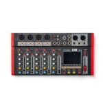 میکسر 6 کانال دارای 256 افکت مدل PROFESSIONAL AUDIO 256DSP MIXER TM-6