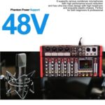 میکسر 6 کانال دارای 256 افکت مدل PROFESSIONAL AUDIO 256DSP MIXER TM-6